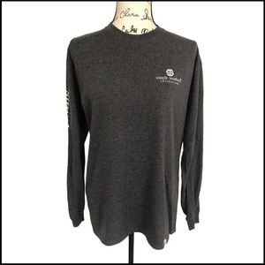 Simply Southern TEXAS dark gray Long Sleeved shirt